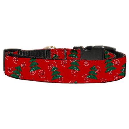 UNCONDITIONAL LOVE Christmas Trees Nylon Dog Collar - Extra Large UN2620052